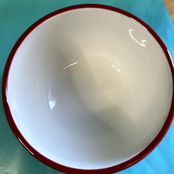 Susan Wingets Certified International Red Hat Cereal Bowl 5.25" with tags - Picture 3 of 5